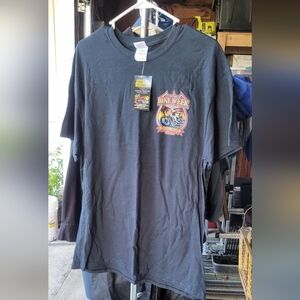 Black Bike Week Graphic T-Shirt 2014 New Vintage Large